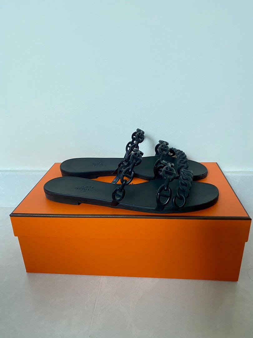 hermes rivage jelly sandals