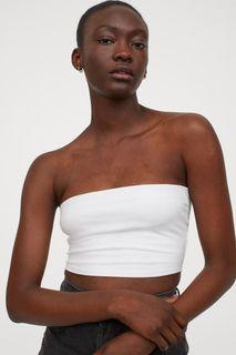 H&M white tube top