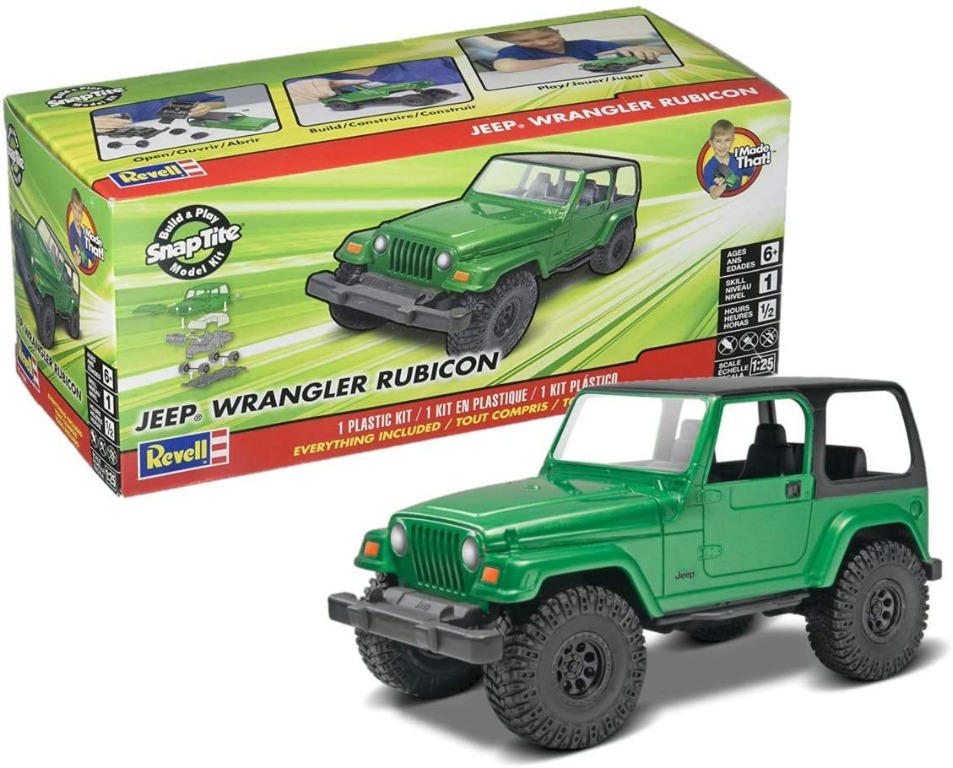 Jeep wrangler plastic model hot sale kit