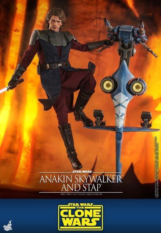 Hot Toys Tms020 Star Wars The Clone Wars 1 6th Scale Anakin Skywalker And Stap Collectible Set Preordernow Toys Games Action Figures Collectibles On Carousell