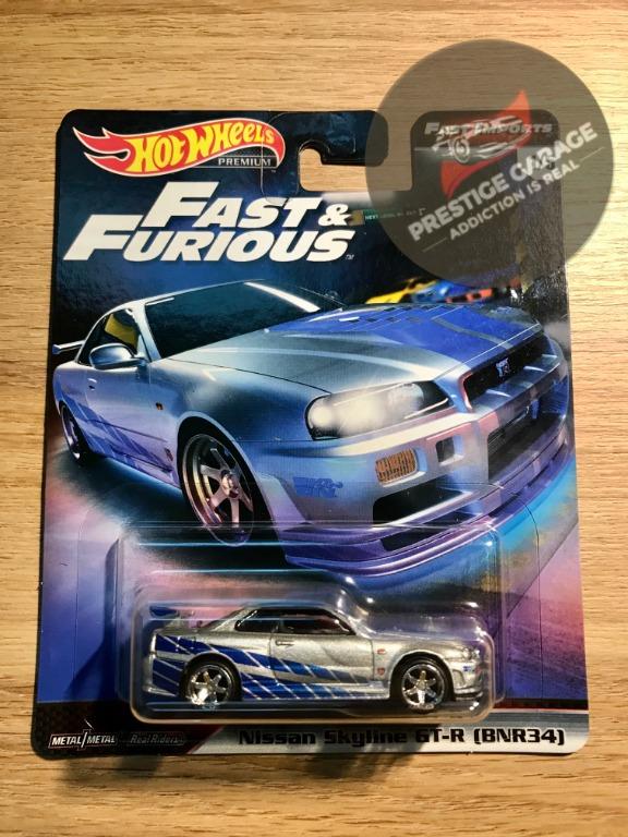 Hotwheels Fast And Furious Nissan Skyline Gtr R34 Toys Games Diecast Toy Vehicles On Carousell