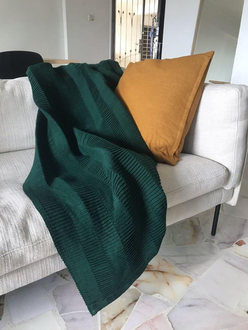 Ikea Blanket Vagmalla Furniture Home Decor Cushions Linen On Carousell