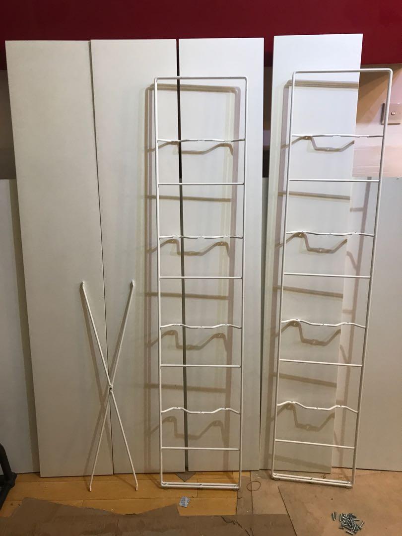 IKEA Shelving Unit White, 傢俬＆家居, 傢俬, 櫃子、組合櫃及置物架 Carousell