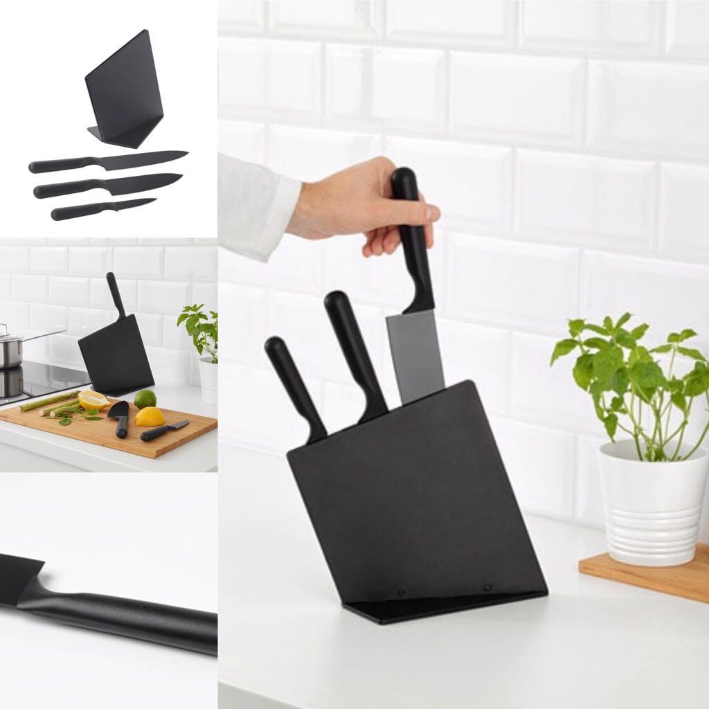 Ikea Jamfora Knife Set Set Pisau Ikea Jamfora Set Pisau Moden Kitchen Appliances On Carousell