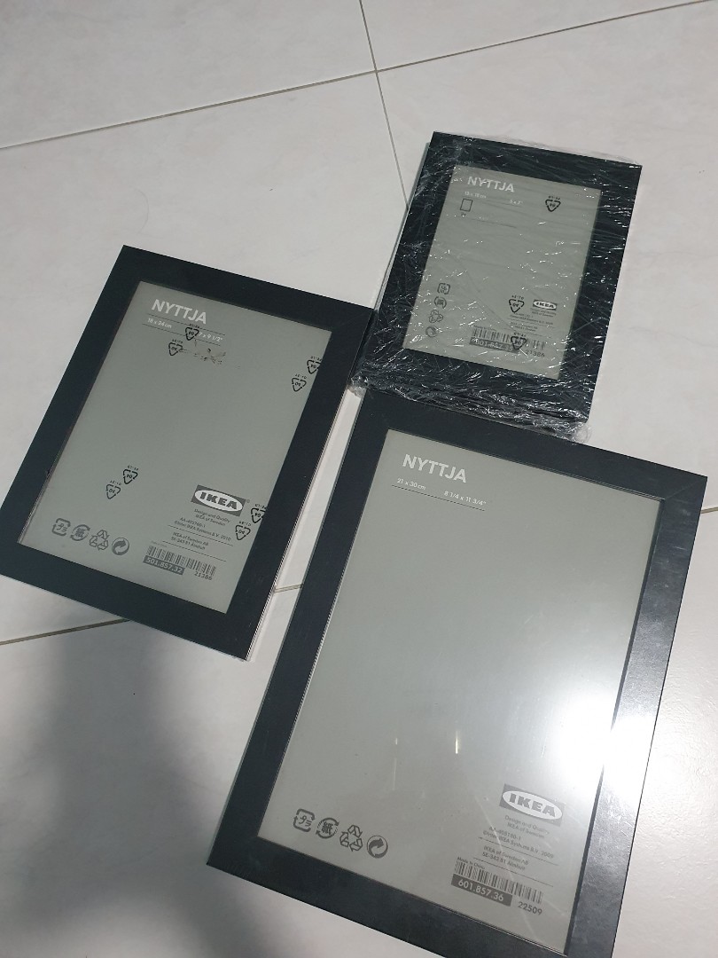 Ikea Photo Frames Black Everything Else On Carousell