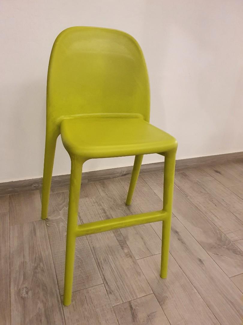 Ikea URBAN Junior Chair (Green), Furniture, Tables & Chairs on Carousell