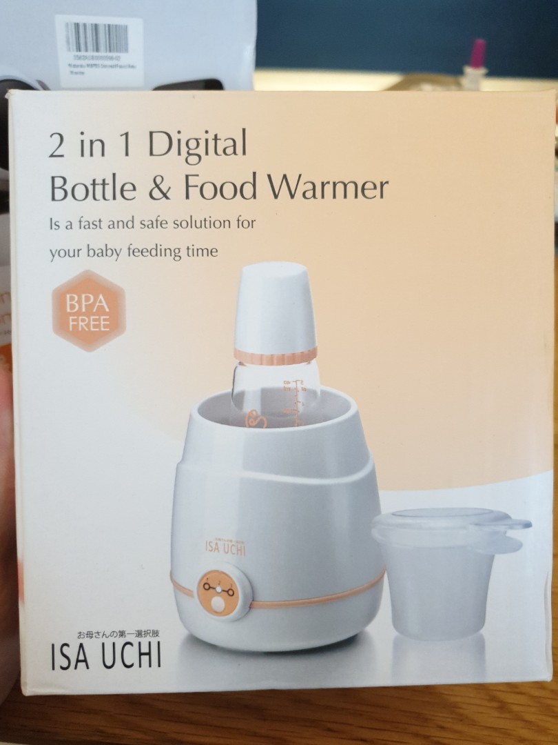 ISA UCHI BNIB 2 in 1 Digital Bottle & Food Warmer, Babies & Kids