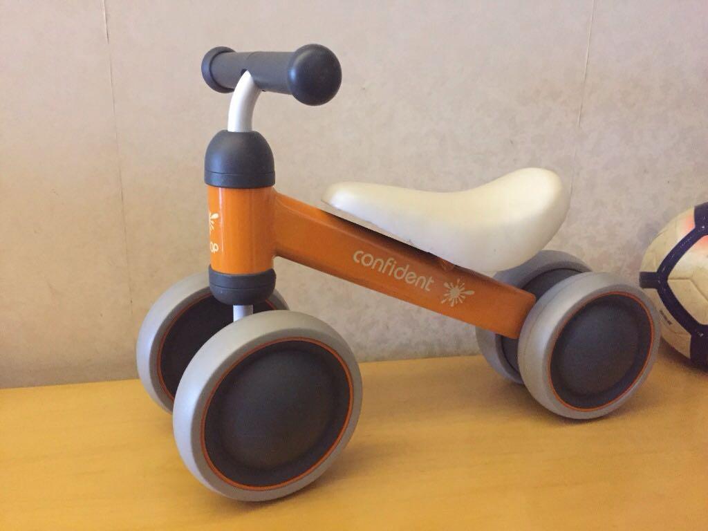 confident balance bike