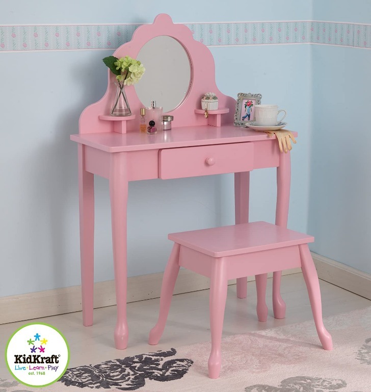 kidkraft makeup vanity table