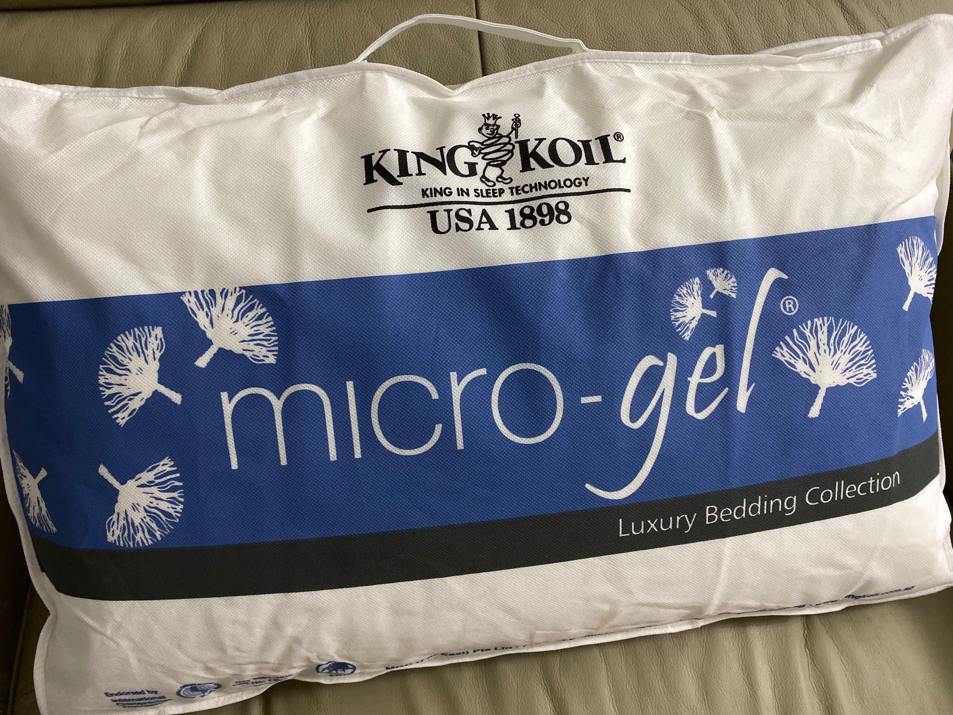 King koil Micro gel Pillow Furniture Home Living Furniture