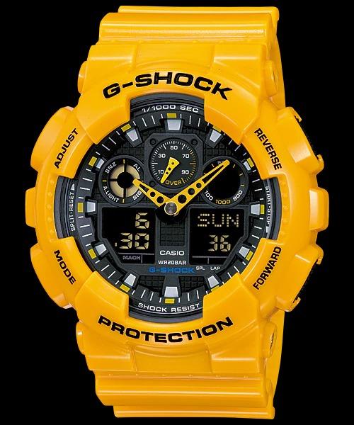 G shock ga 100 yellow sales