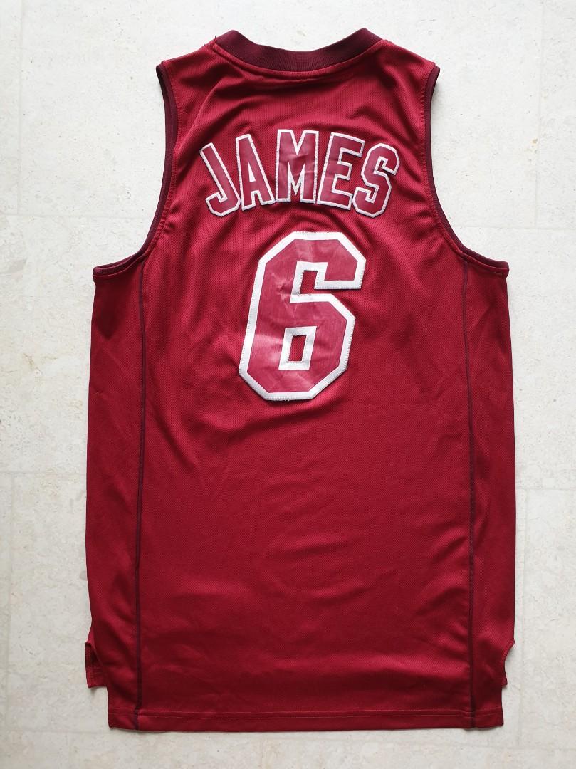 NBA Miami Heat LeBron James #6 Rev 30 Swingman White Basketball
