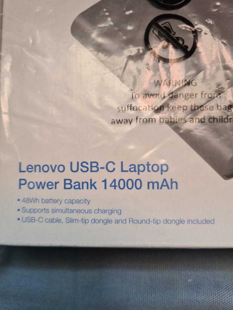 Lenovo USBC Laptop Power Bank 14000mAh, Mobile Phones & Gadgets