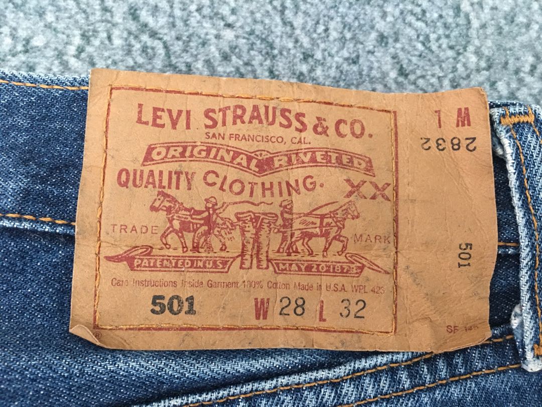 Levis 501 made USA, Men's Fashion, Bottoms, Jeans on Carousell
