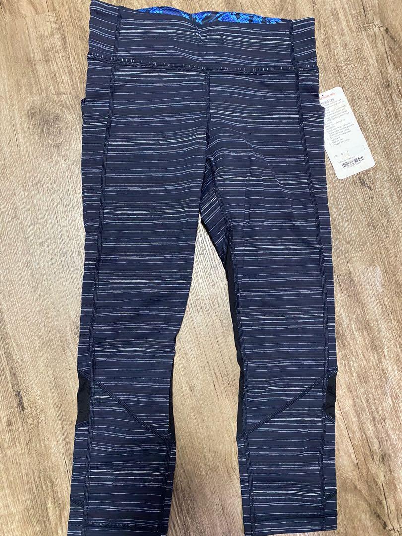 6] Lululemon Pace Rival Crop 22” (high rise version) Graphite Grey, Women's  Fashion, Activewear on Carousell
