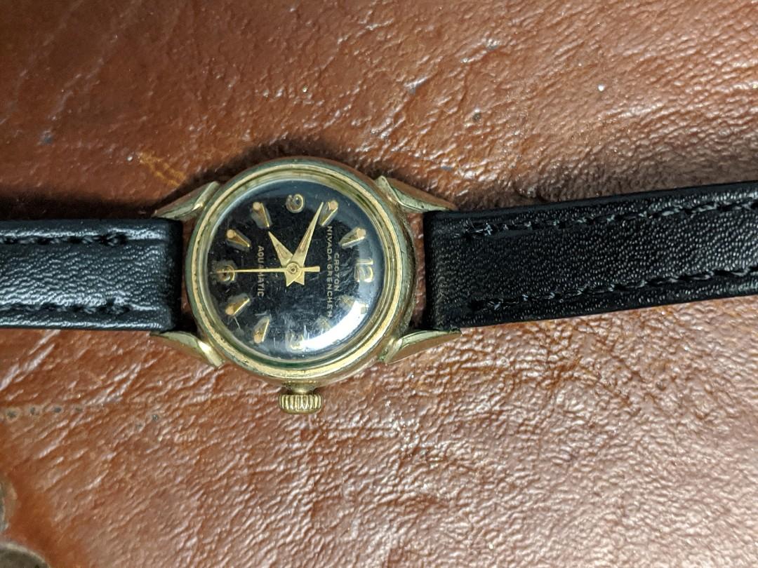 croton aquamatic watch vintage