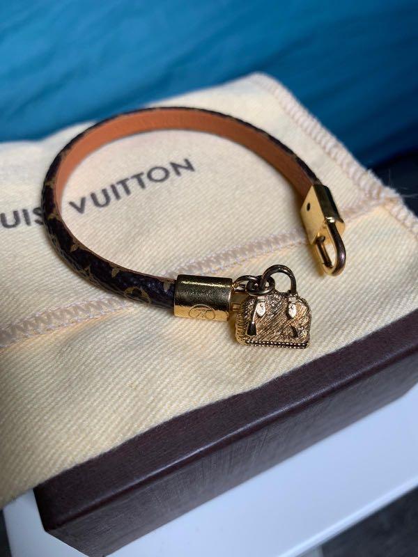 100% Genuine Louis Vuitton M6220F Alma Nano Canvas Bracelet Size