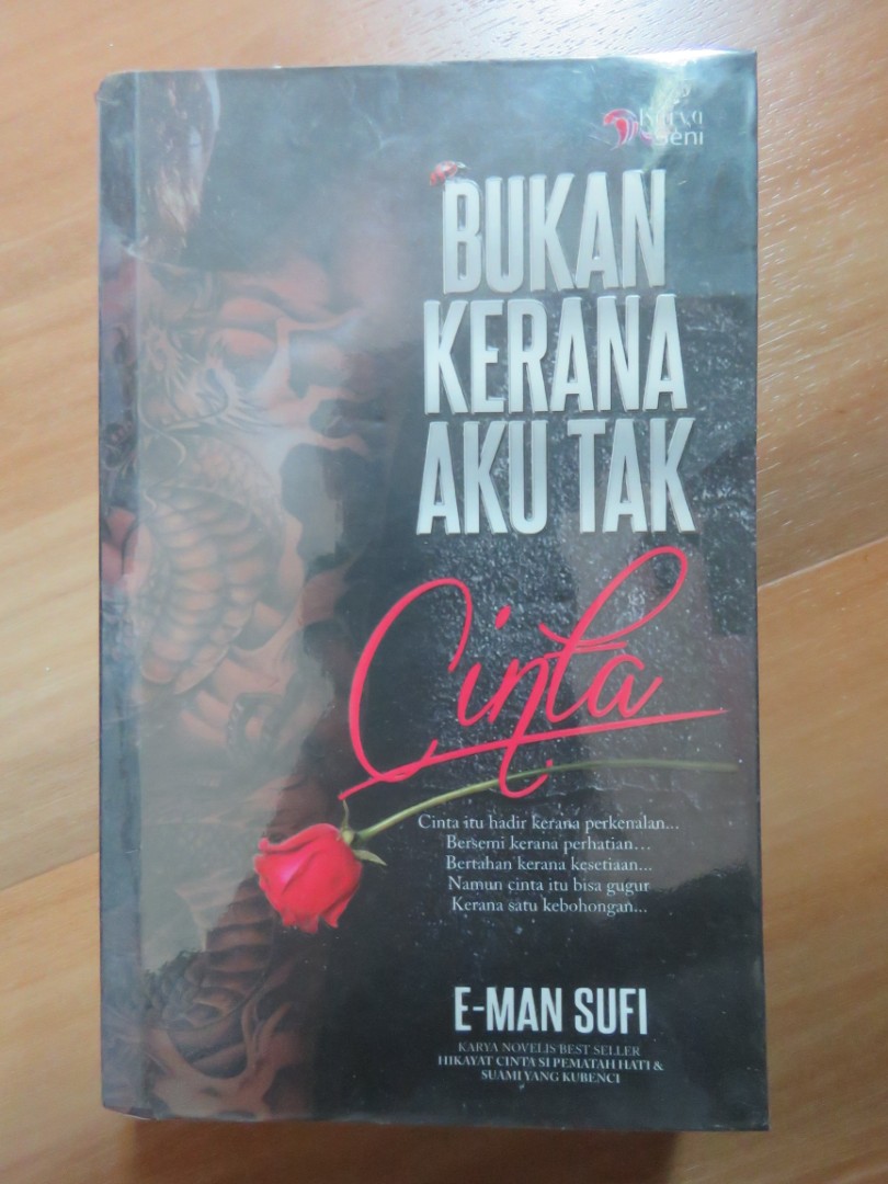 bukan cinta aku novel