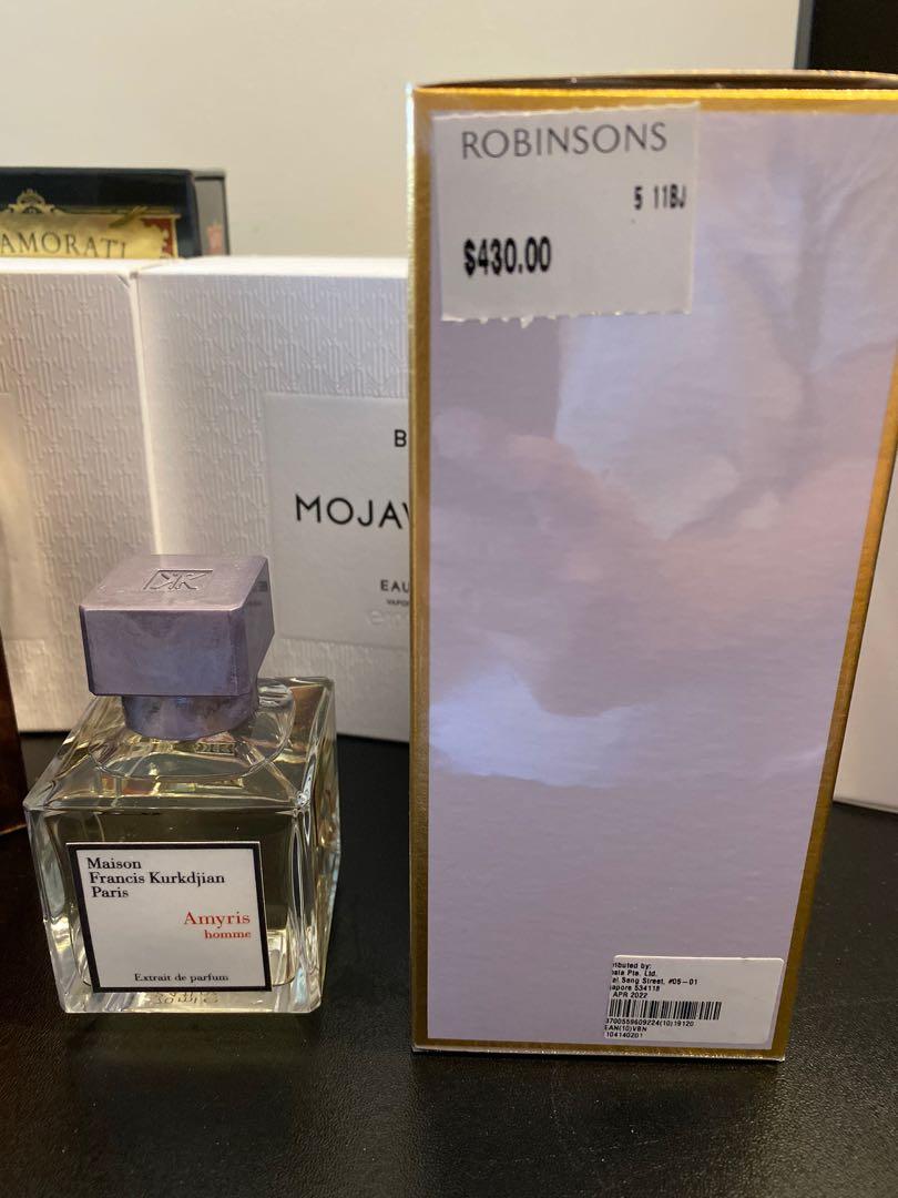 Mfk Amyris Homme Extrait 70ml Beauty Personal Care Fragrance Deodorants On Carousell