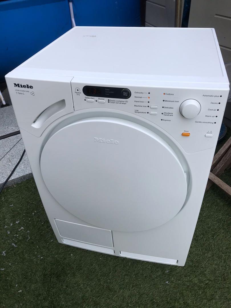 Miele T7944C Condenser Tumble Dryer, 7kg, 家庭電器, 洗衣機及乾衣機 Carousell