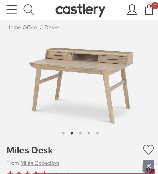 Miles Desk From Castlery Brand New Furniture Tables Chairs On Carousell