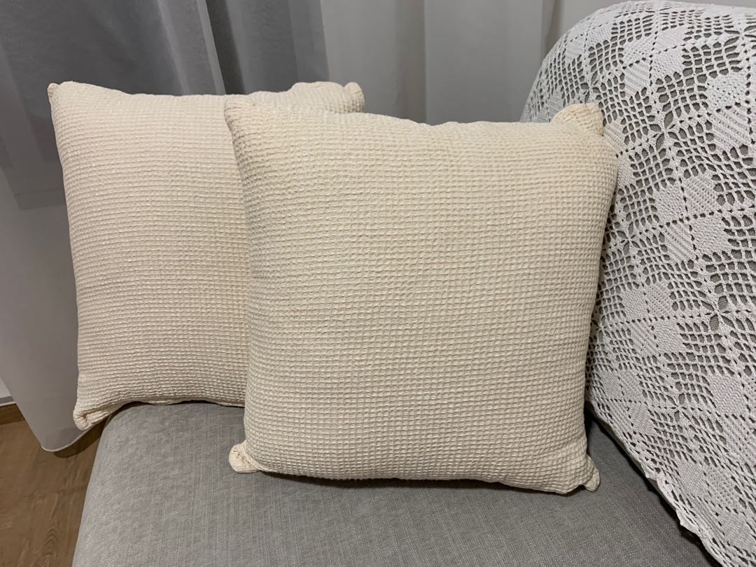 Muji Cushion Covers Furniture Home Living Home Decor Cushions Throws on Carousell