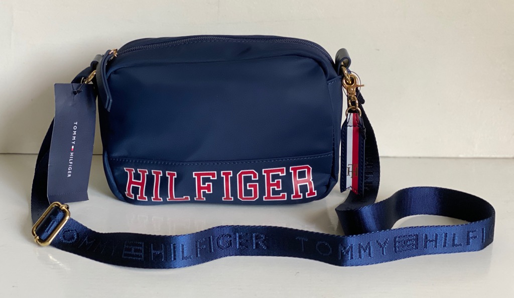Tommy hilfiger sling bag blue hot sale