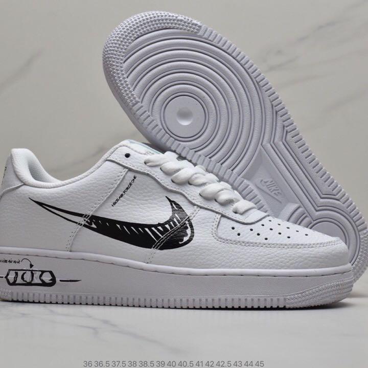 Nike Air Force 1 Low “Sketch” White/Black, Men's Fashion, Footwear,  Sneakers on Carousell