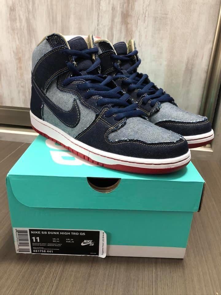 nike sb dunk high reese forbes denim