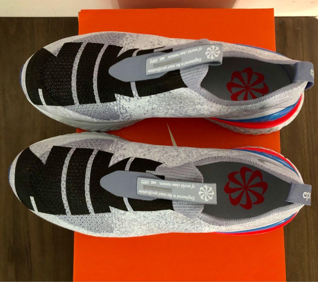 Nike Epic Phantom react UK 9 US 10 Flyknit Limited edition Colour Shoe Indigo Fog Ghost Stellar Indigo Black steal sale Men s Fashion Footwear Sneakers on Carousell
