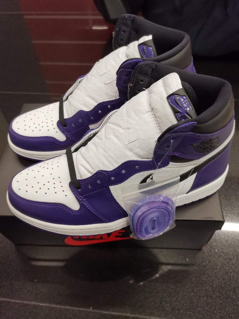 Nike jordan 1 OG court purple US 9.5 