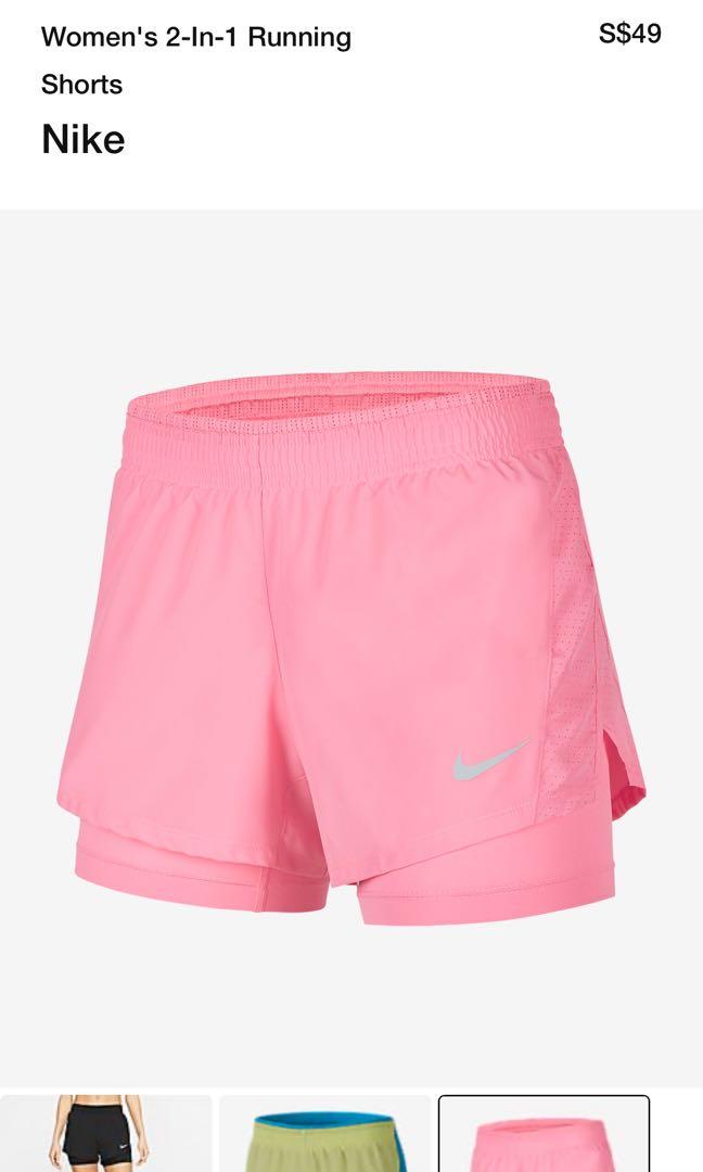 nike shorts with inner tights