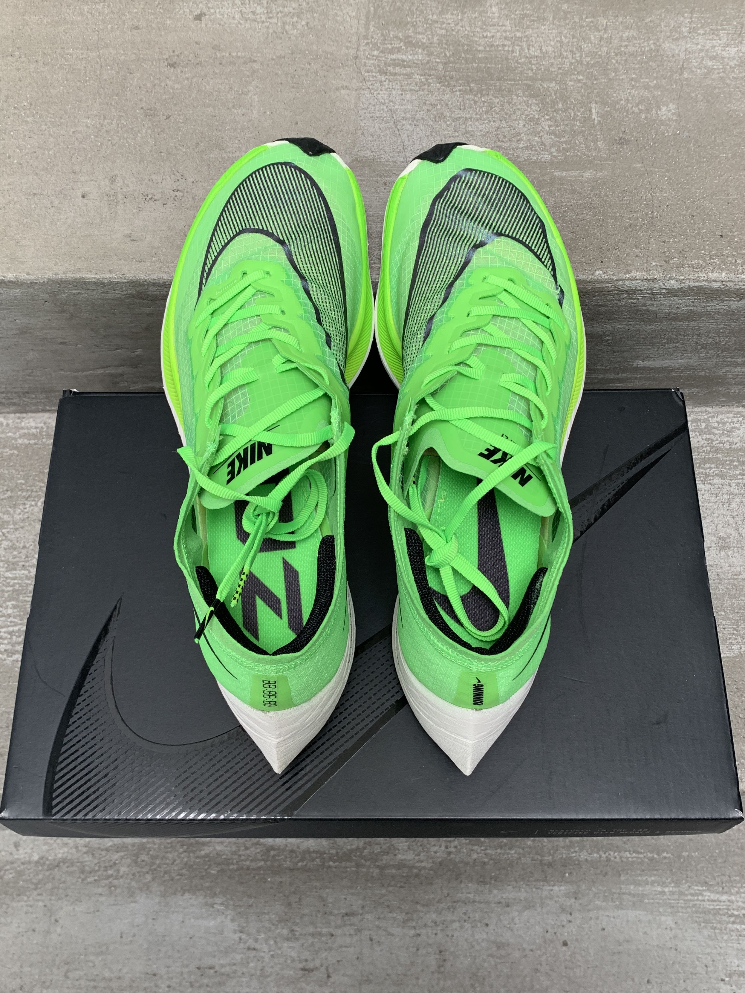 Nike ZoomX Vaporfly NEXT Volt Electric Green Men s Fashion