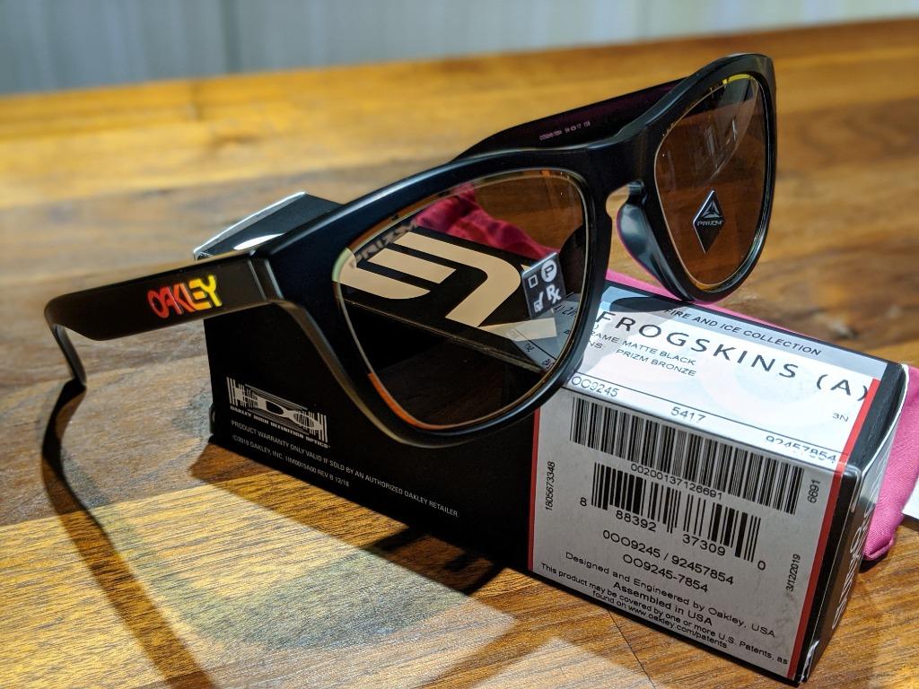 oakley frogskins bronze