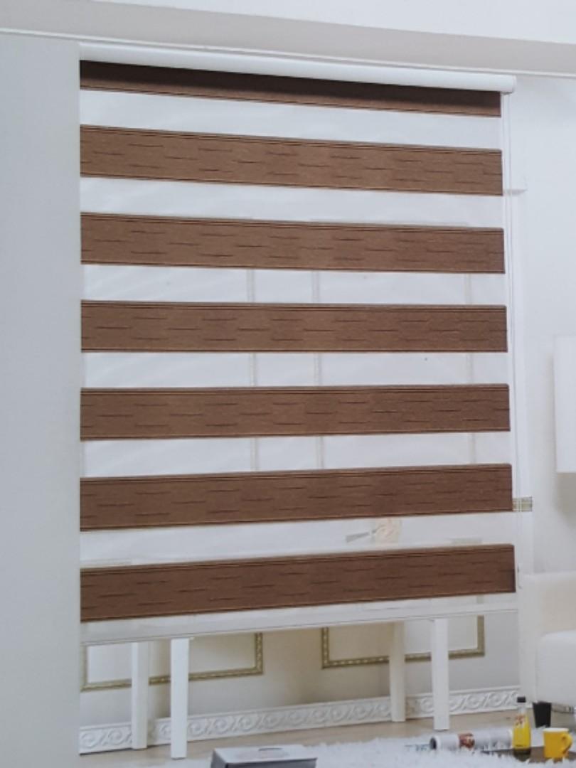 On sale! Korean blinds (Category: Cleaning Tools & Supplies) located in Pasig City. Submitted by cool_finds (Listing ID 1023397956, Image 3). Description: shift to the trending Korean blinds and get this for a very affordable price. p1550 only. details: size: 52in W x 54in L description: natural series- Brown complete set with tox, screws and brackets..