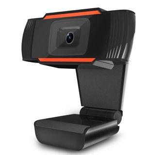 orange 720p hd pc camera webcam with mic for computer laptop