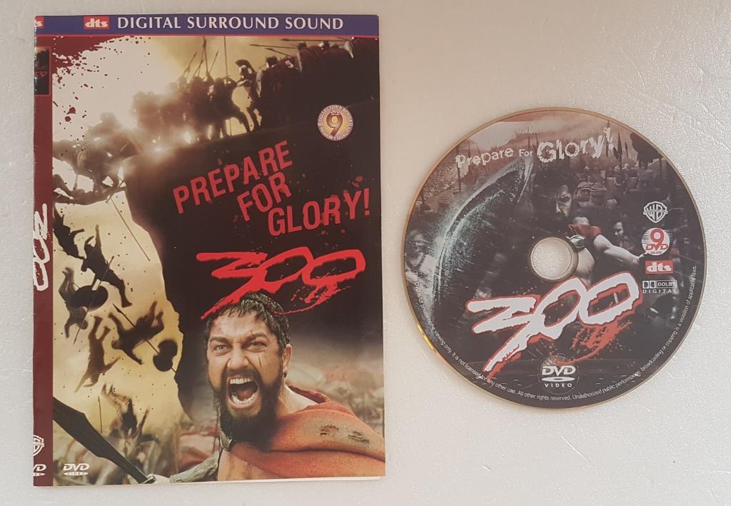 Original DVD Video Disc of 300, Gerard Butler, Greek mythology, 2006 ...