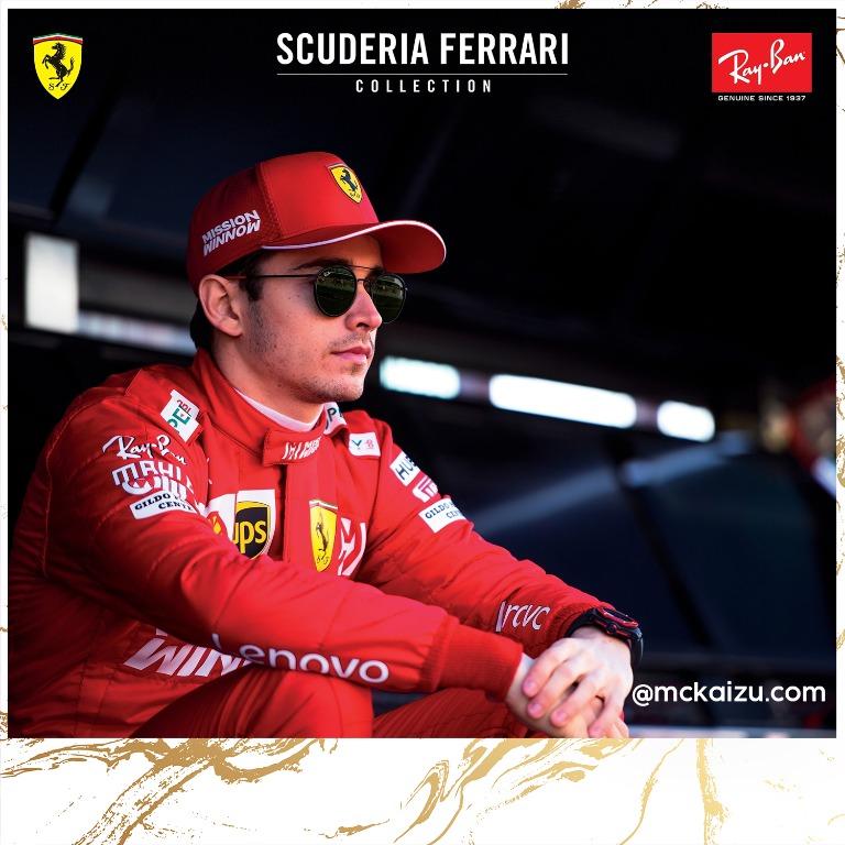 Original RayBan RB2448NM SCUDERIA FERRARI COLLECTION Made in Italy Receipt