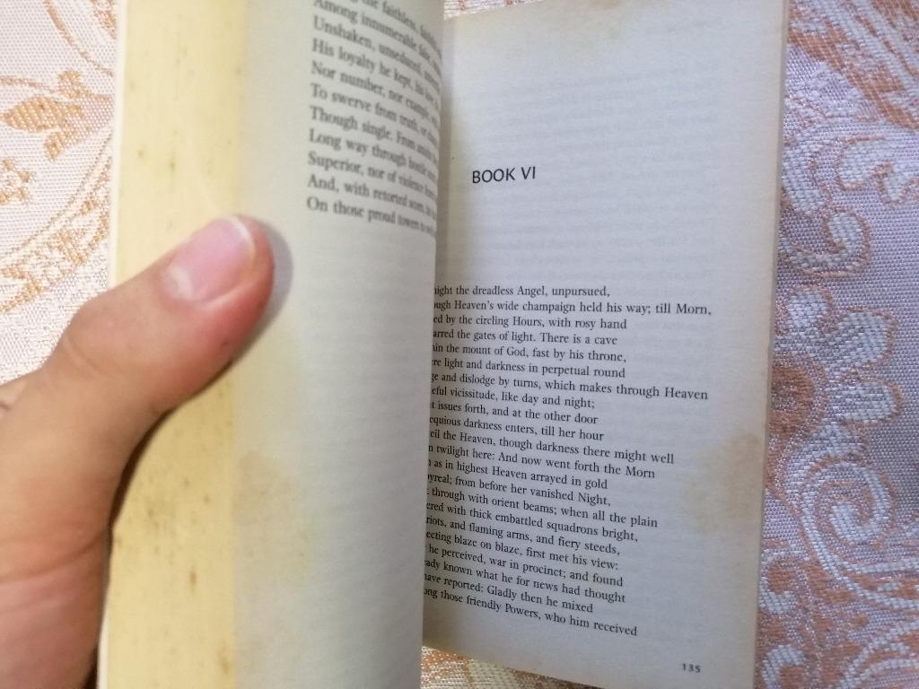 Paradise Lost And Paradise Regained By John Milton Books Stationery Fiction On Carousell