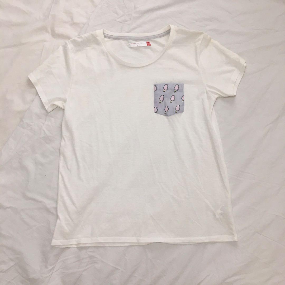 moncler t shirt blanc