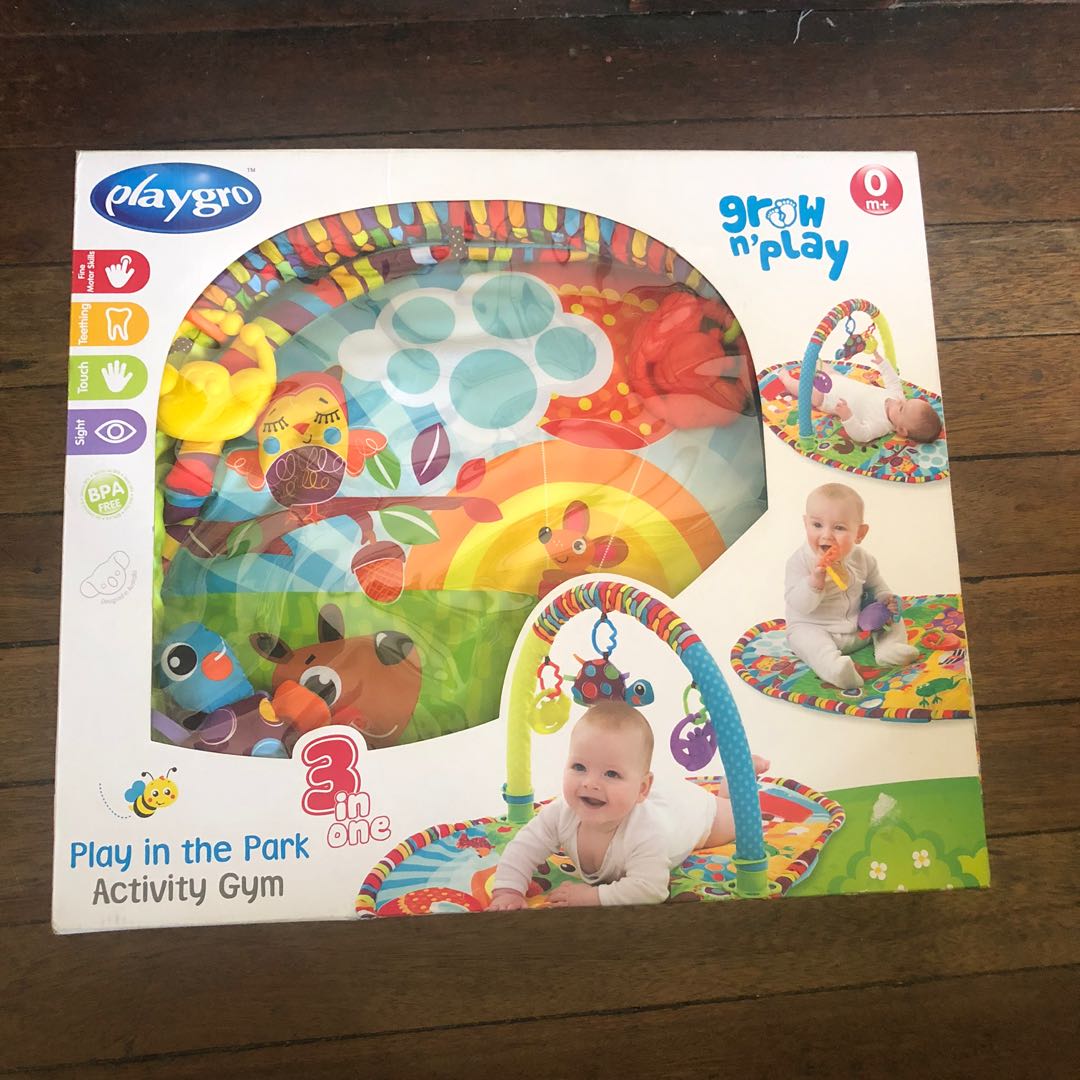 playgro play in the park activity gym