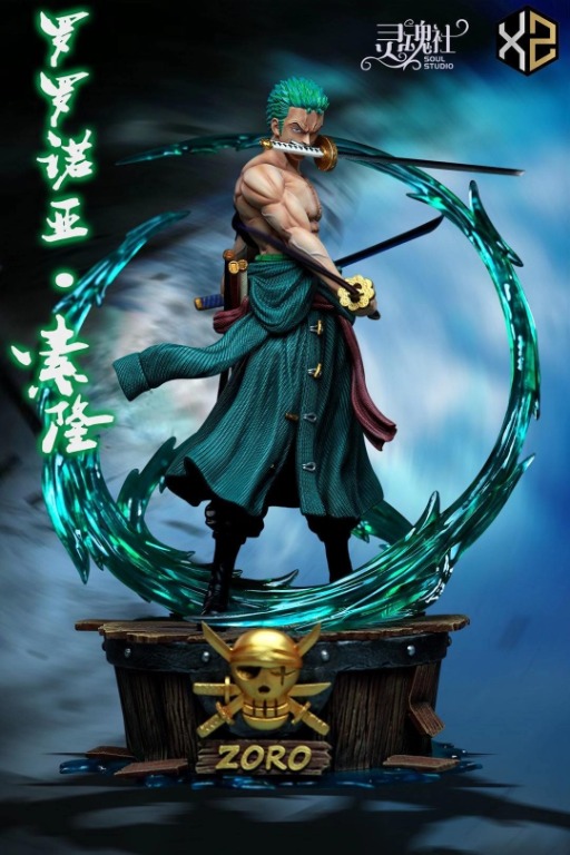Po One Piece Roronoa Zoro Statue Figure Toys Games Action Figures Collectibles On Carousell