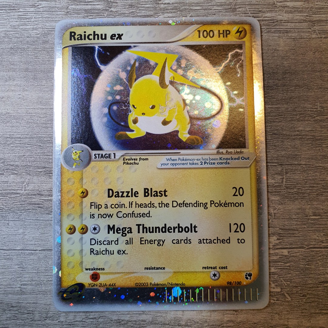 Raichu Ex Pokemon Cards Toys Games Board Games Cards On Carousell Here is the comparison between raichu vs alolan raichu. raichu ex pokemon cards