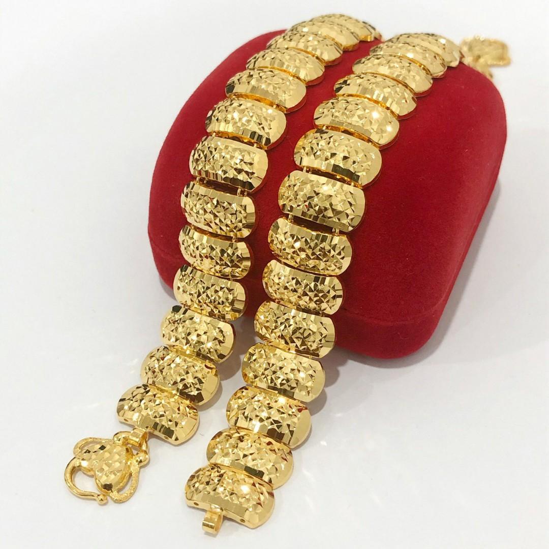 Rantai Tangan Emas 916 1 Pcs 18cm Women S Fashion Jewellery On Carousell