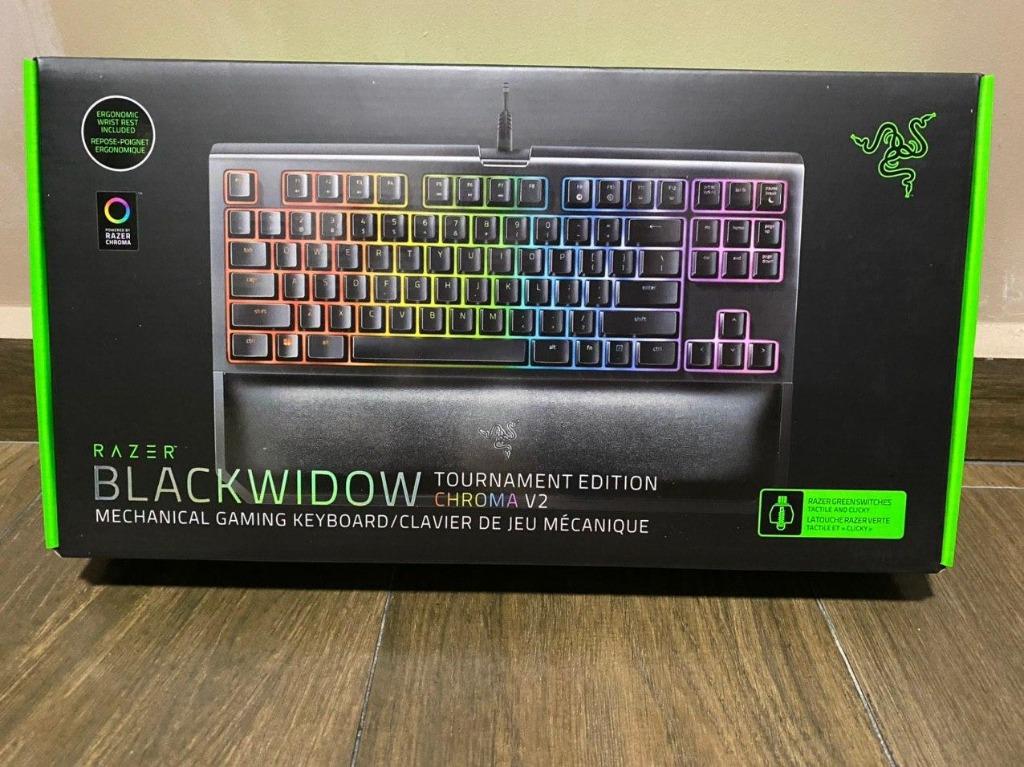 Razer Blackwidow Tournament Edition Chroma V2 Gaming Mechanical Keyboard Electronics Computer Parts Accessories On Carousell