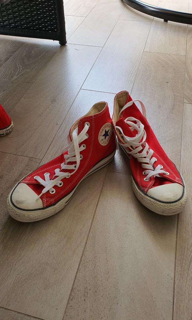 maroon red converse