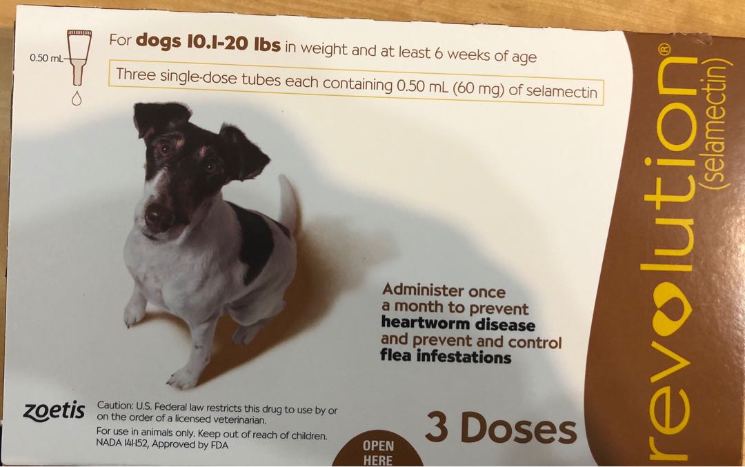 Revolution flea and tick for dogs 5.110kg, Pet Supplies, For Dogs