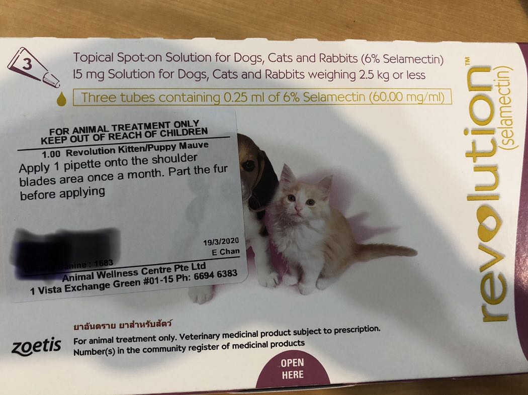 Revolution flea and tick for small dogs, cats and rabbits, Pet Supplies