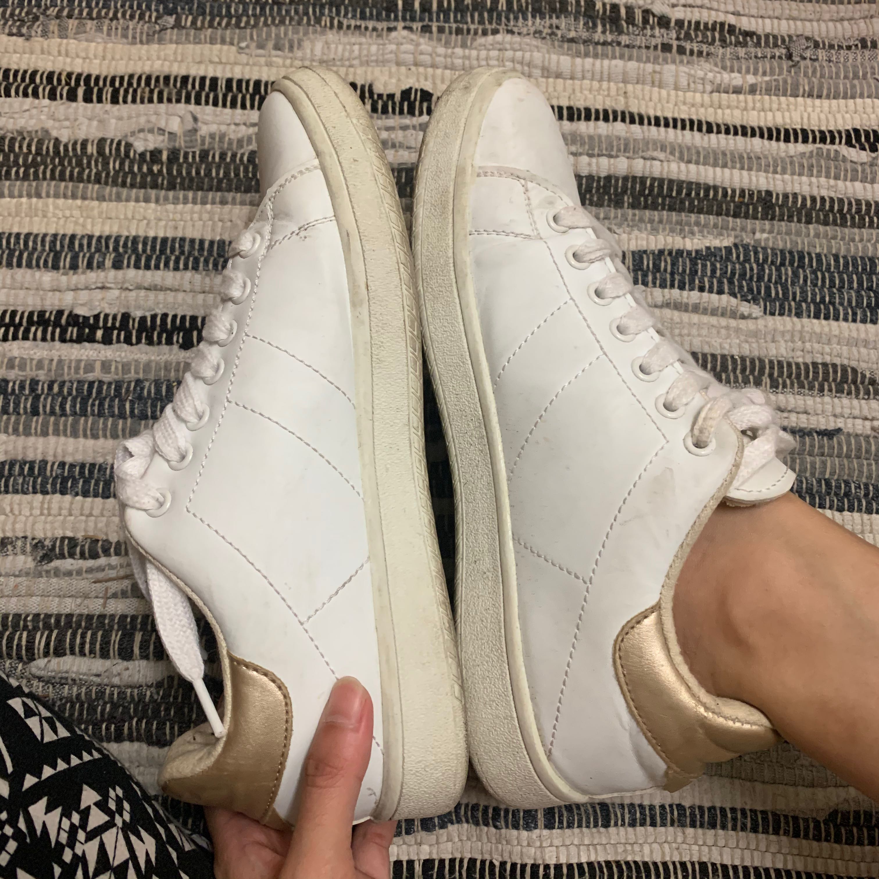 Rubi White Sneakers, Women's Fashion 