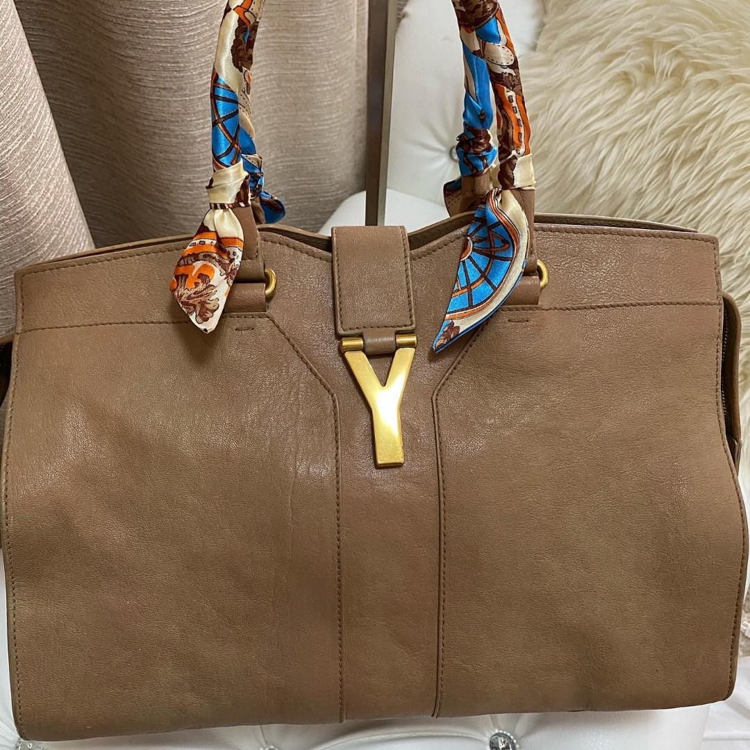 Saint Laurent Cabas Chyc Large Tote, Luxury, Bags & Wallets On Carousell